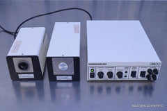 HAMAMATSU C2400 HIGH PERFORMANCE MICROSCOPE CCD CAMERA CONTROLLER AND HEAD