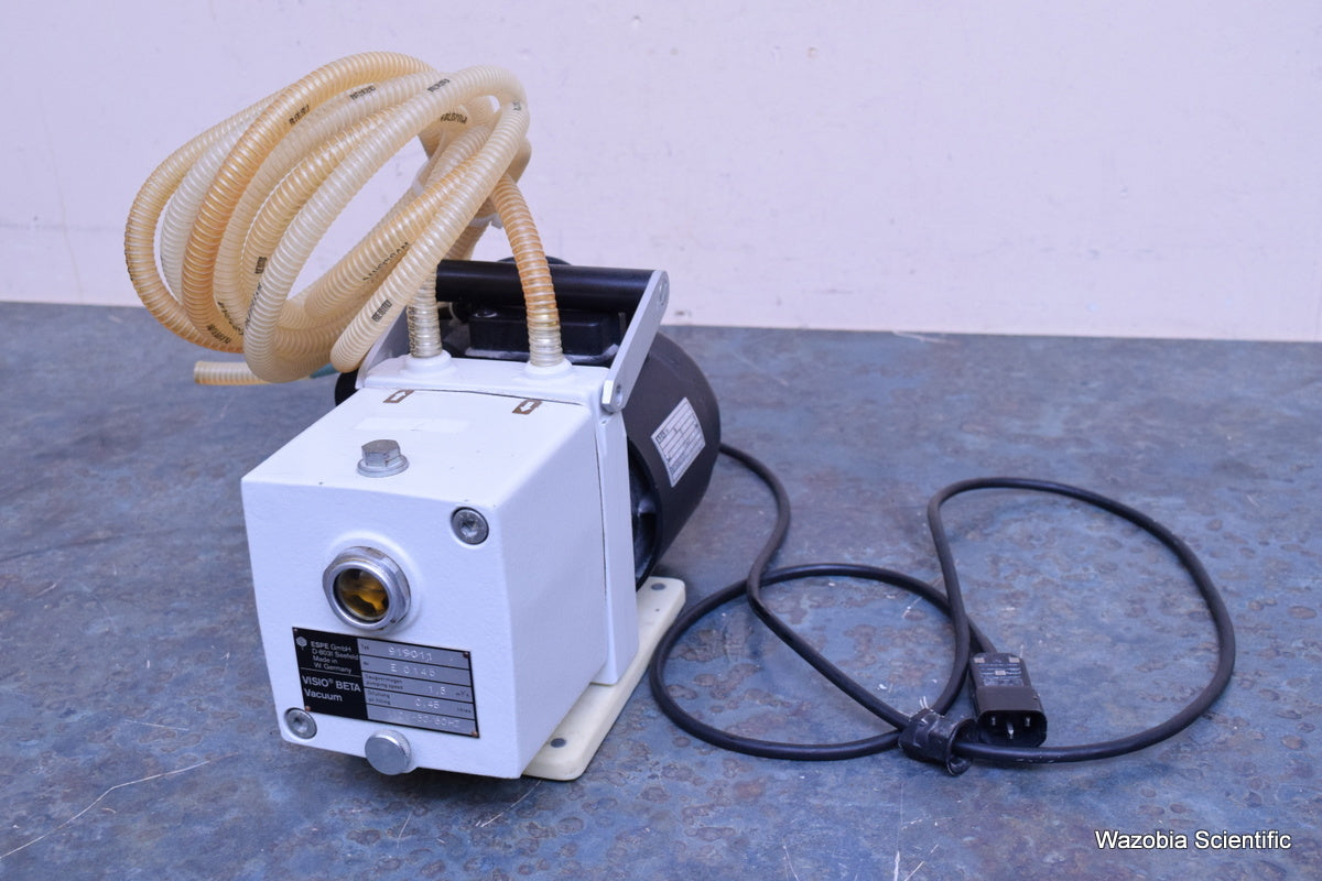 ESPE VISIO BETA VACUUM PUMP 919011 AEG ADEB 63 K2 R3Q4 LABORATORY PUMP