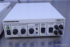 HAMAMATSU C2400 HIGH PERFORMANCE MICROSCOPE CCD CAMERA CONTROLLER AND HEAD
