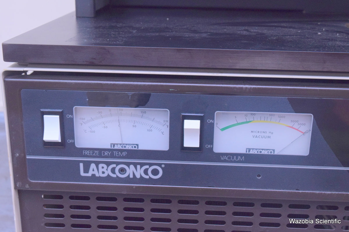 LABCONCO FREEZE DRY SYSTEM WITH STOPPERING TRAY DRYER 77520-00 77580-00