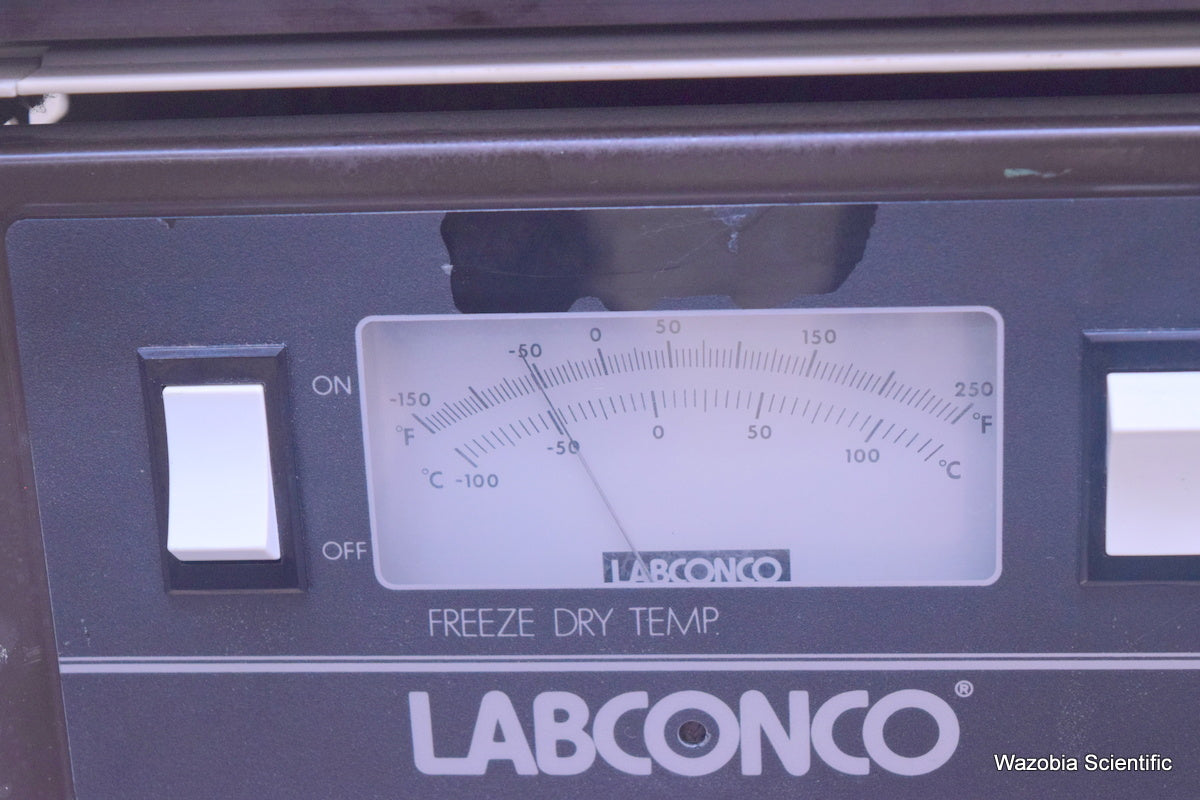 LABCONCO FREEZE DRY SYSTEM WITH STOPPERING TRAY DRYER 77520-00 77580-00