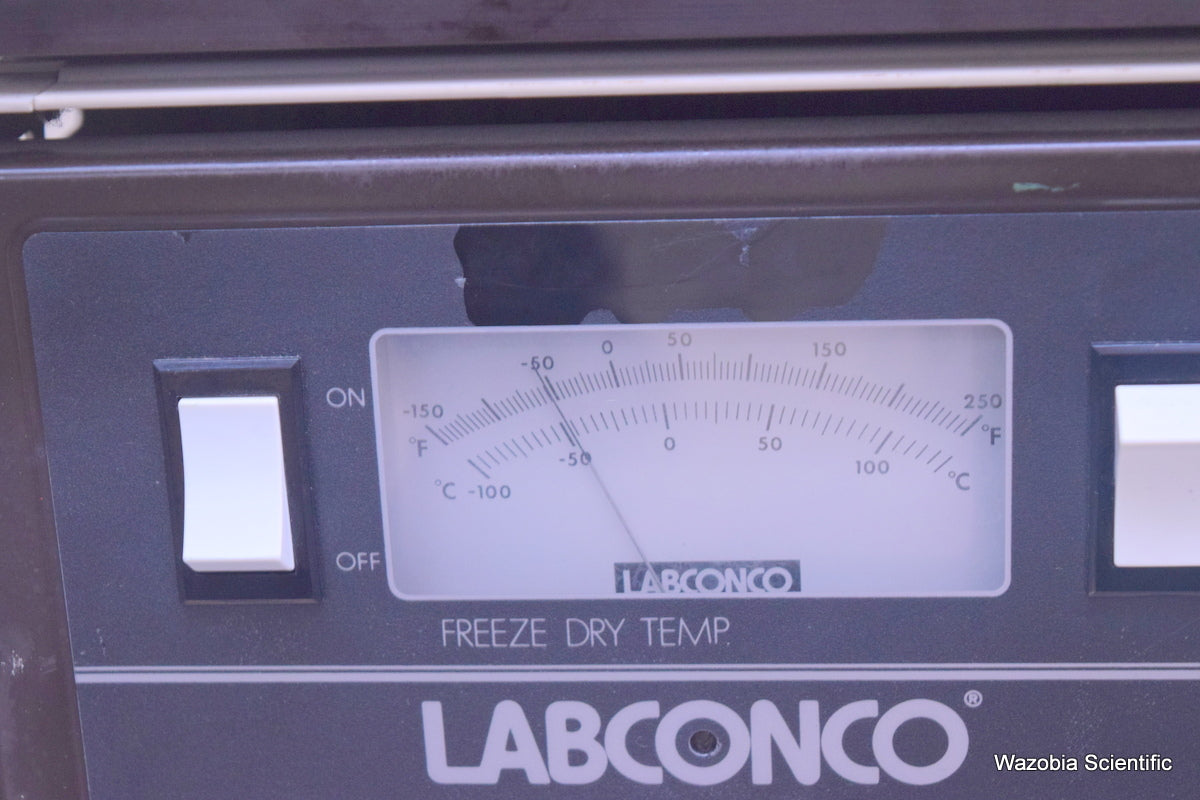 LABCONCO FREEZE DRY SYSTEM WITH STOPPERING TRAY DRYER 77520-00 77580-00