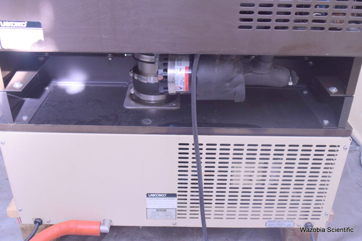LABCONCO FREEZE DRY SYSTEM WITH STOPPERING TRAY DRYER 77520-00 77580-00