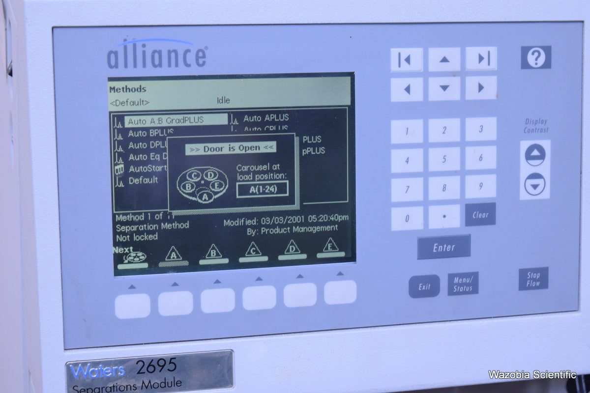 WATERS ALLIANCE 2695 SEPARATIONS MODULE WAT270008 HPLC CHROMATOGRAPHY