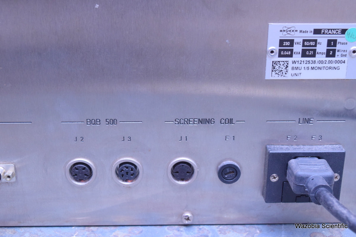 BRUKER MONITORING UNIT  BMU 1/5 MONITORING