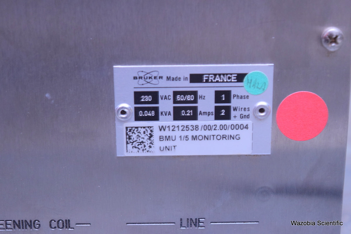 BRUKER MONITORING UNIT  BMU 1/5 MONITORING