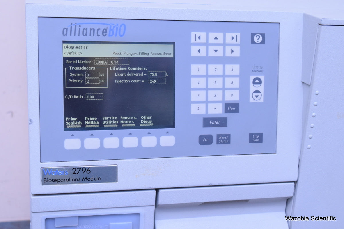 WATERS 2796 BIOSEPARATIONS MODULE ALLIANCE BIO HPLC CHROMATOGRAPHY