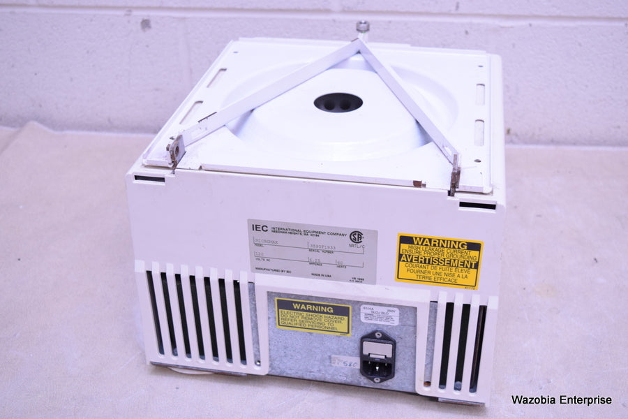 IEC MICROMAX LABORATORY CENTRIFUGE MODEL MICROMAX WITH ROTOR