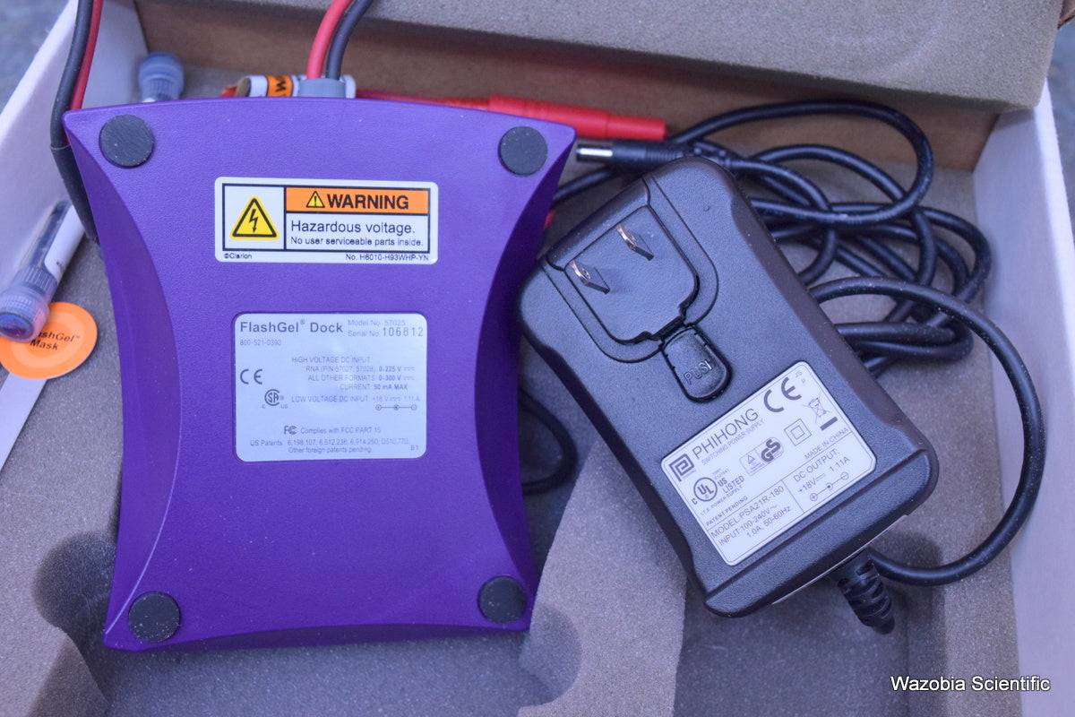 LONZA FLASHGEL DOCK 57025 ELECTROPHORESIS SYSTEM