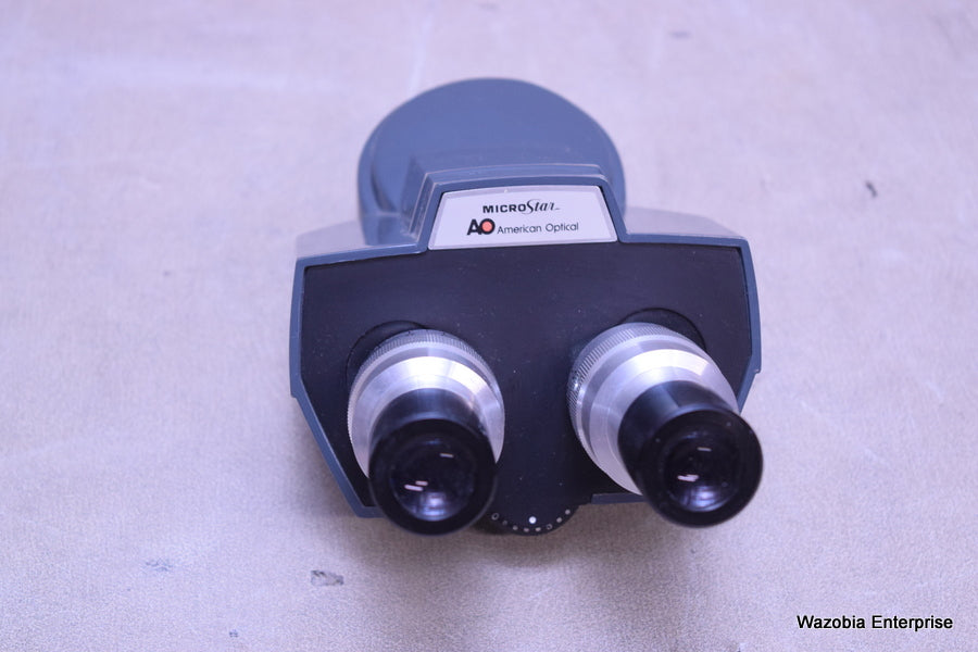 AMERICAN OPTICAL MICROSTAR MICROSCOPE BINOCULAR HEAD