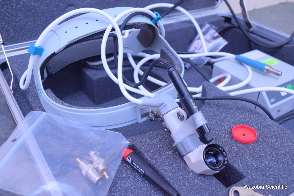 LUXTEC MICROLUX DLX SURGICAL VISION HEAD CAMERA HEADLIGHT SYSTEM 3085-NTSC