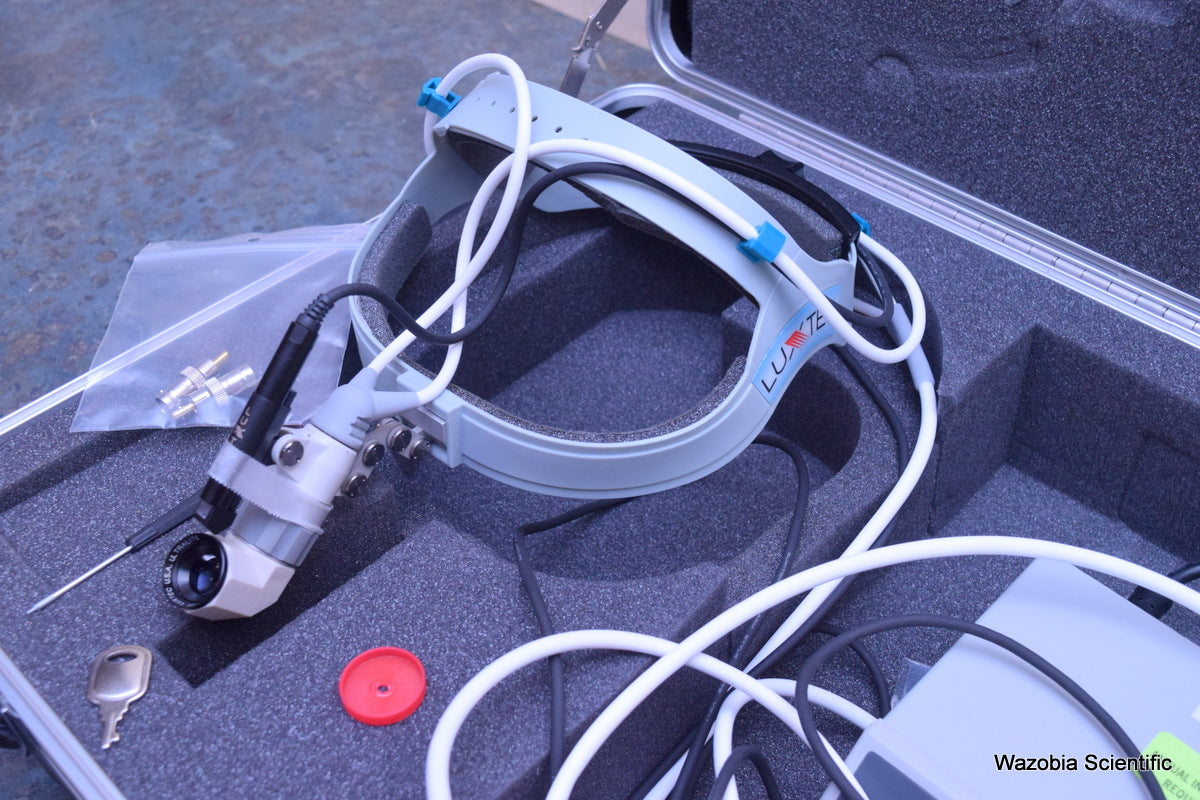 LUXTEC MICROLUX DLX SURGICAL VISION HEAD CAMERA HEADLIGHT SYSTEM 3085-NTSC