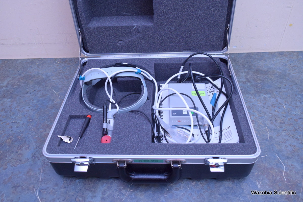 LUXTEC MICROLUX DLX SURGICAL VISION HEAD CAMERA HEADLIGHT SYSTEM 3085-NTSC