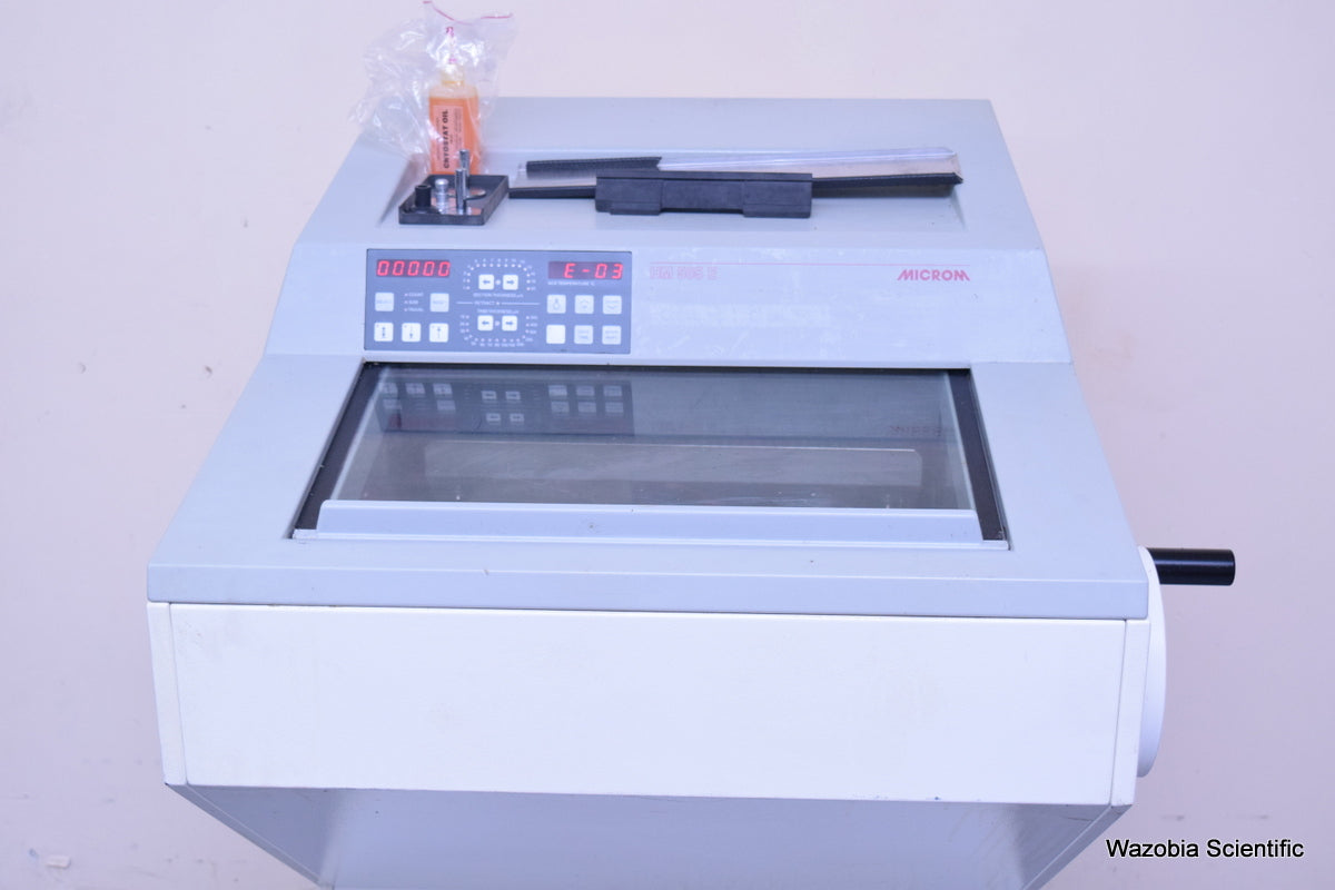 MICROM HM 505 E  EP CRYOSTAT MICROTOME 953800 505E HM505E HISTOLOGY PATHOLOGY