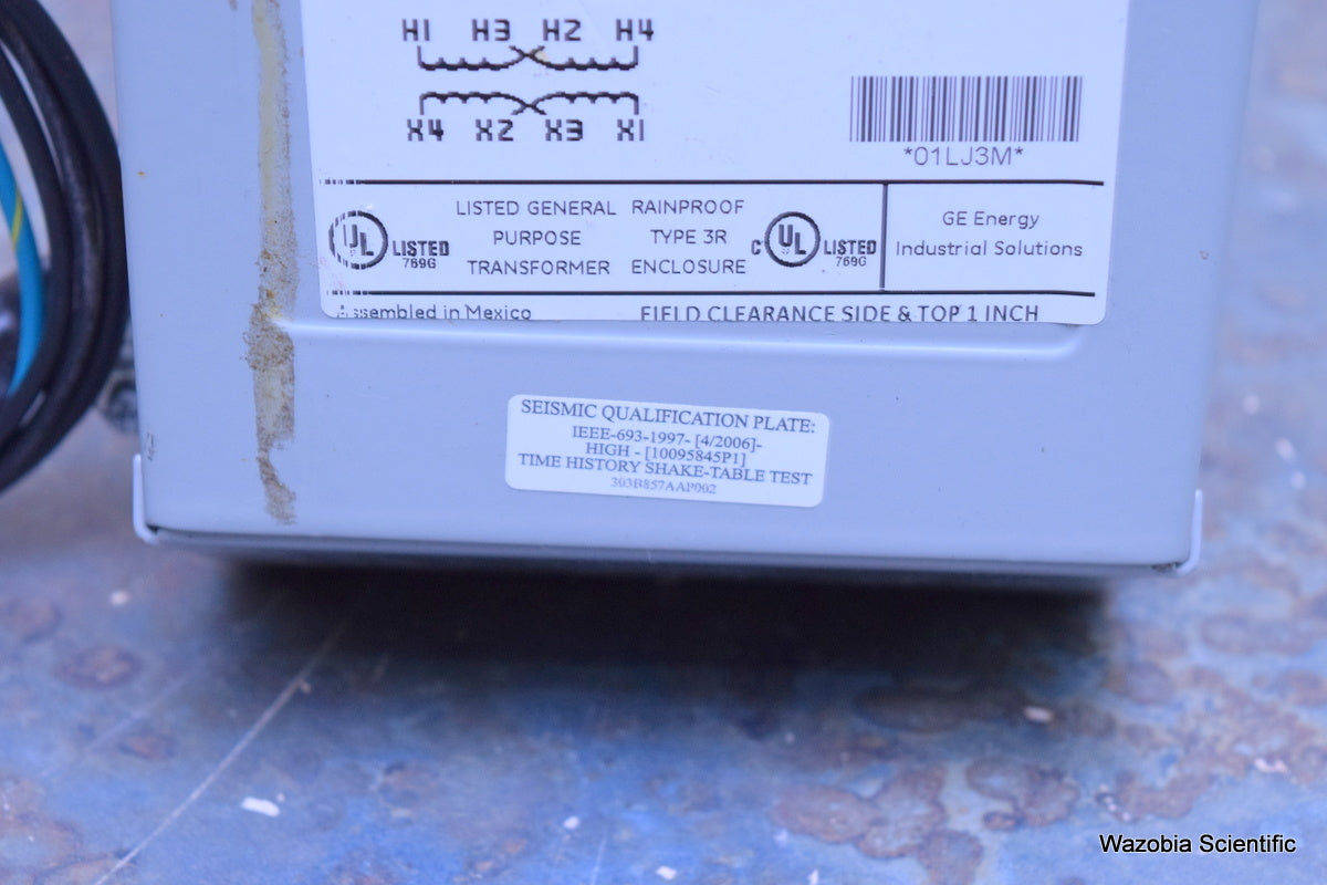 GE BUCK BOOST TRANSFORMER 9T51B0108 TYPE QB 0.500 KVA