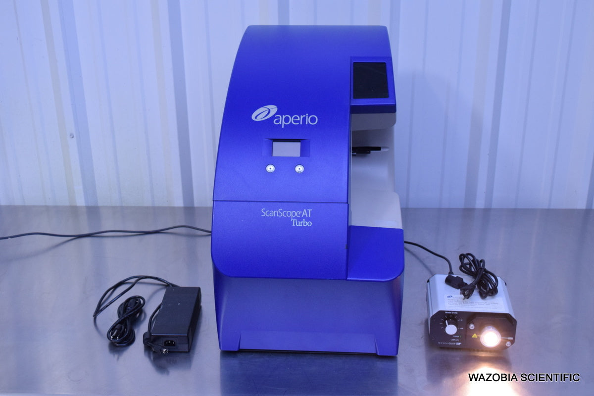 APERIO SCANSCOPE AT TURBO WITH TECHNIQUIP MODEL 21DC FIBER OPTIC ILLUMINATOR
