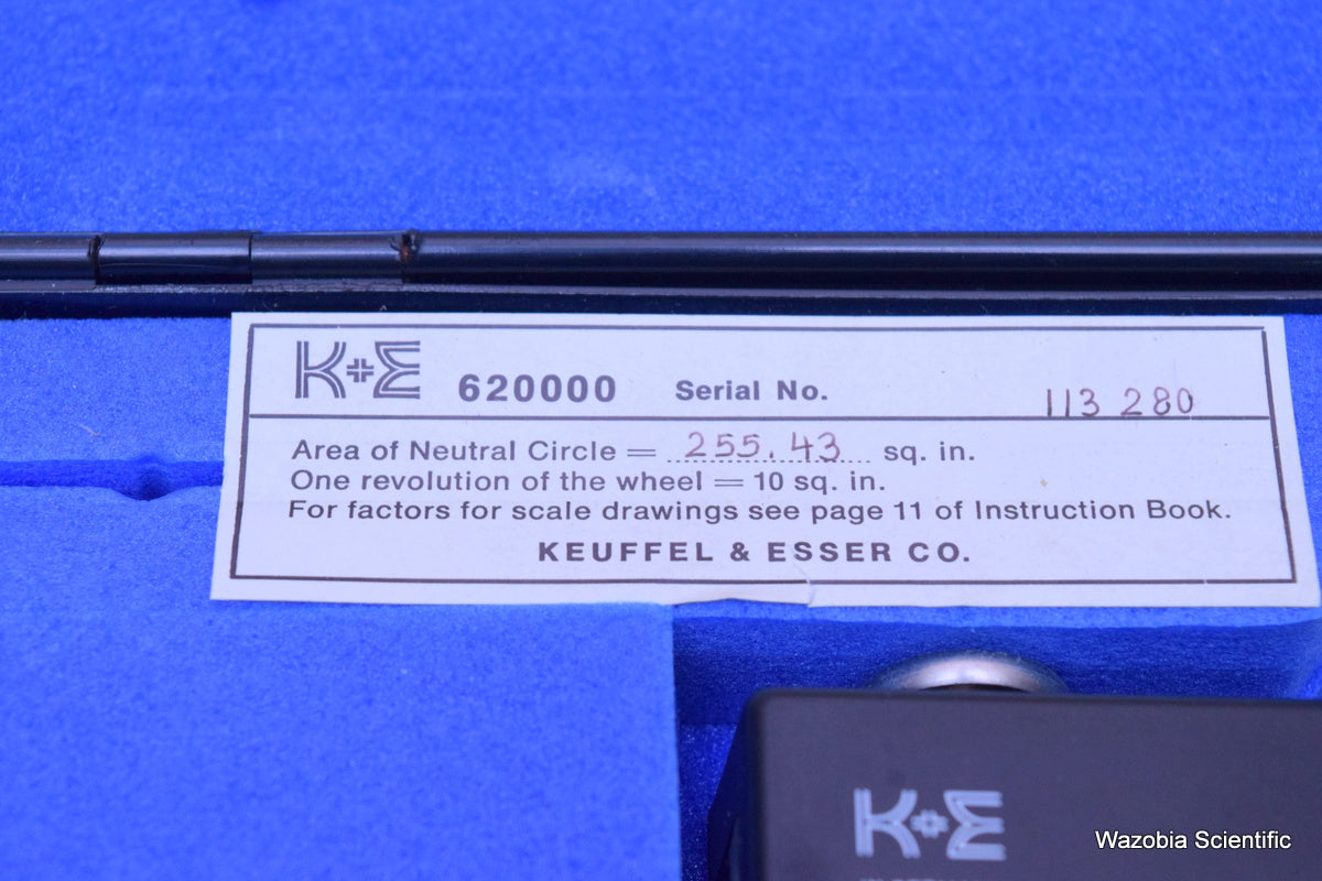 K+E KEUFFEL & ESSER COMPENSATING POLAR PLANIMETER