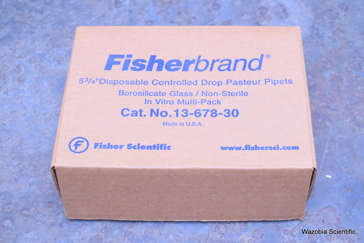 FISHER SCIENTIFIC FISHER BRAND  5 3/4" DISPOSABLE CONTROLLED PIPETS 13-678-30