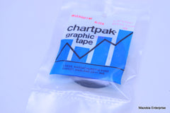 CHARTPAK GRAPHIC TAPE 1/2 X 324" BLACK BG5001M