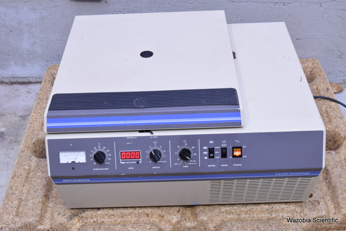 BECKMAN COULTER GS-6 R LABORATORY REFRIGERATED CENTRIFUGE 362114