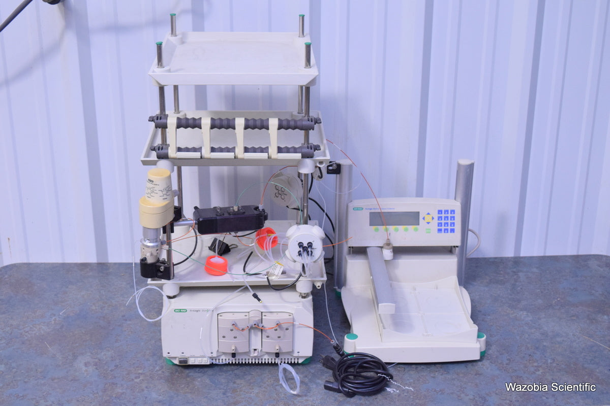 BIO-RAD BIOLOGIC DUOFLOW WITH BIOFRAC FRACTION COLLECTOR CHROMATOGRAPHY SYSTEM