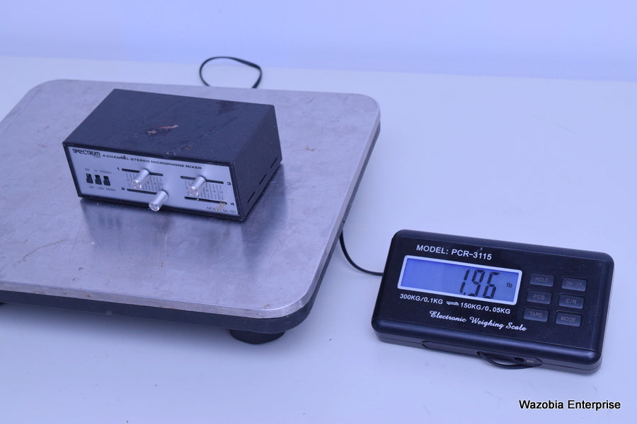 ARISTA SPECTRUM 4-CHANNEL STEREO MICROPHONE MIXER MODEL SA/60