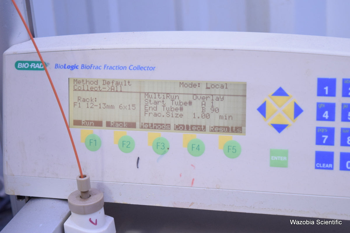 BIO-RAD BIOLOGIC DUOFLOW WITH BIOFRAC FRACTION COLLECTOR CHROMATOGRAPHY SYSTEM