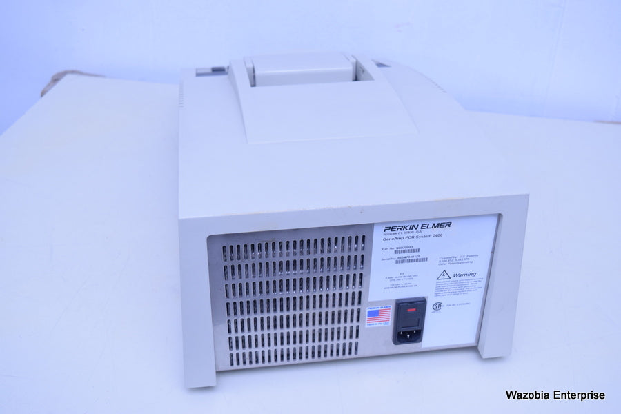 PERKIN ELMER GENEAMP PCR SYSTEM 2400 WITH MANUAL