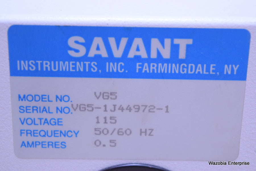 SAVANT INSTRUMENT VACUUM GAUGE MODEL VG-5