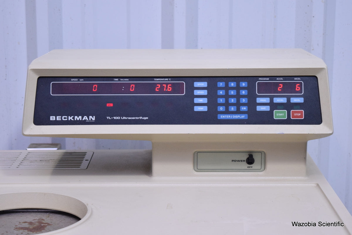 BECKMAN TL-100 ULTRACENTRIFUGE MODEL TL100 346457 CENTRIFUGE