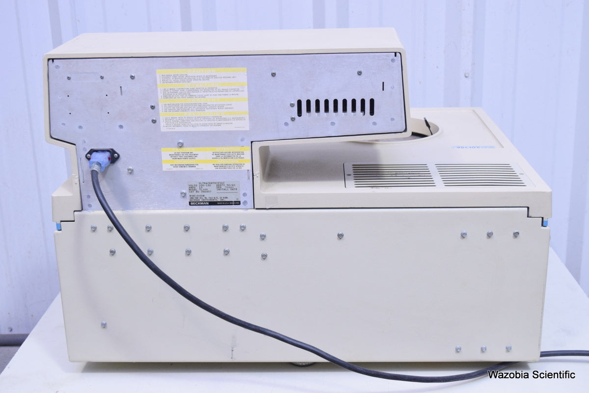 BECKMAN TL-100 ULTRACENTRIFUGE MODEL TL100 346457 CENTRIFUGE