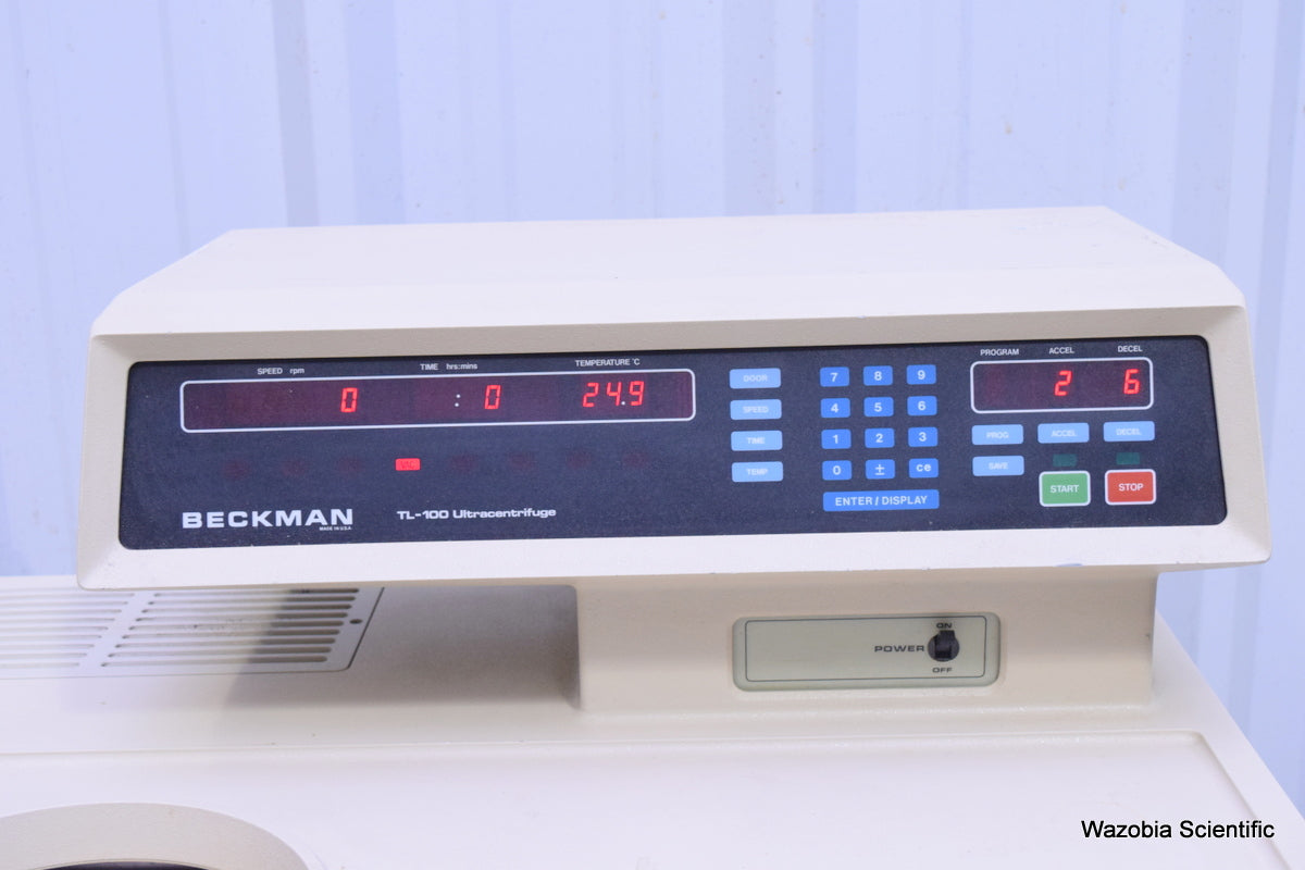 BECKMAN TL-100 ULTRACENTRIFUGE MODEL TL100 346457 CENTRIFUGE