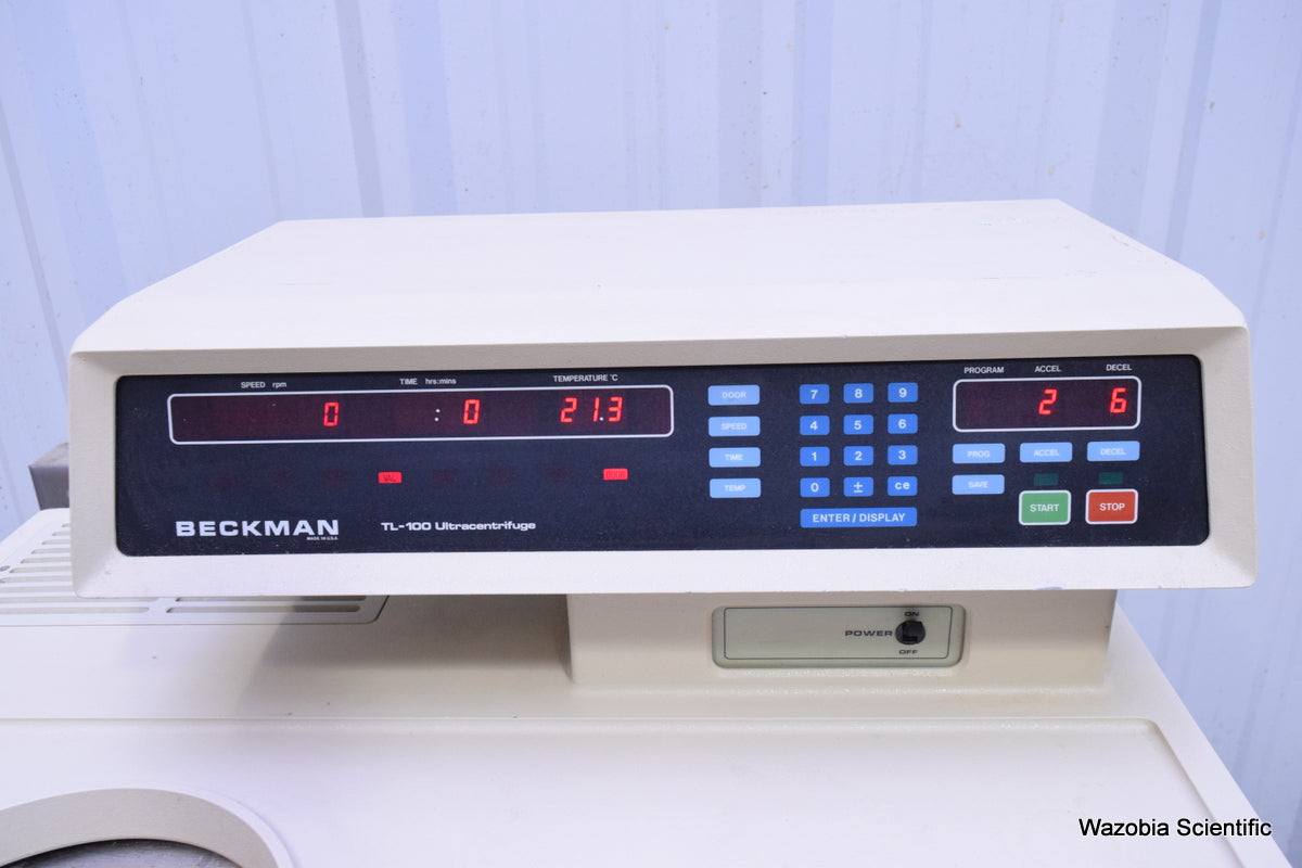 BECKMAN TL-100 ULTRACENTRIFUGE MODEL TL100 346457 CENTRIFUGE