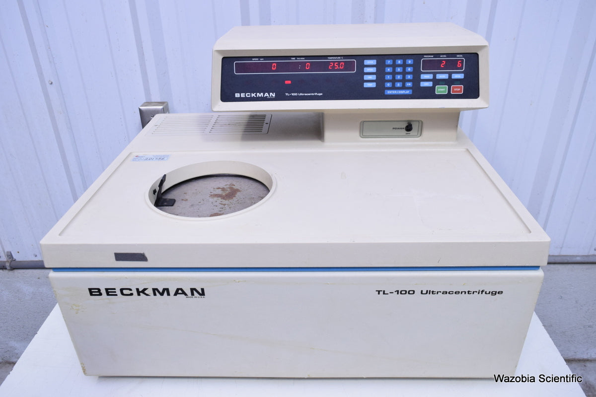 BECKMAN TL-100 ULTRACENTRIFUGE MODEL TL100 346457 CENTRIFUGE