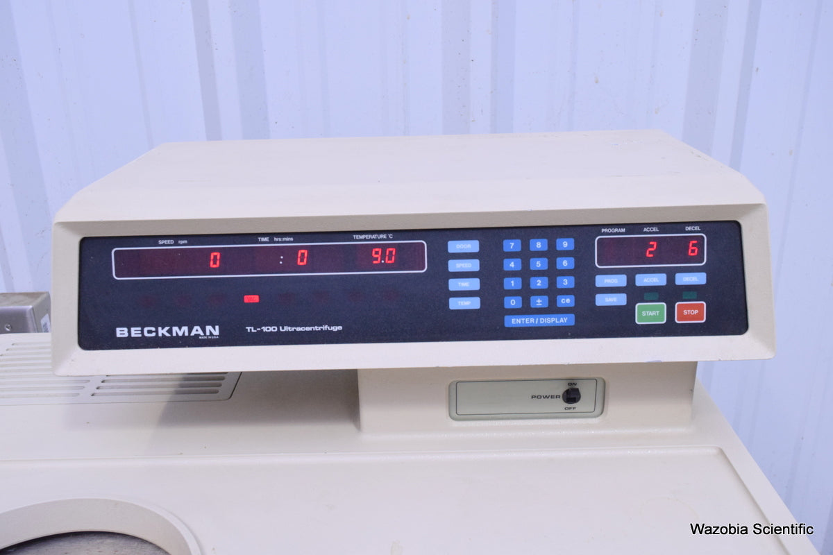 BECKMAN TL-100 ULTRACENTRIFUGE MODEL TL100 346457 CENTRIFUGE