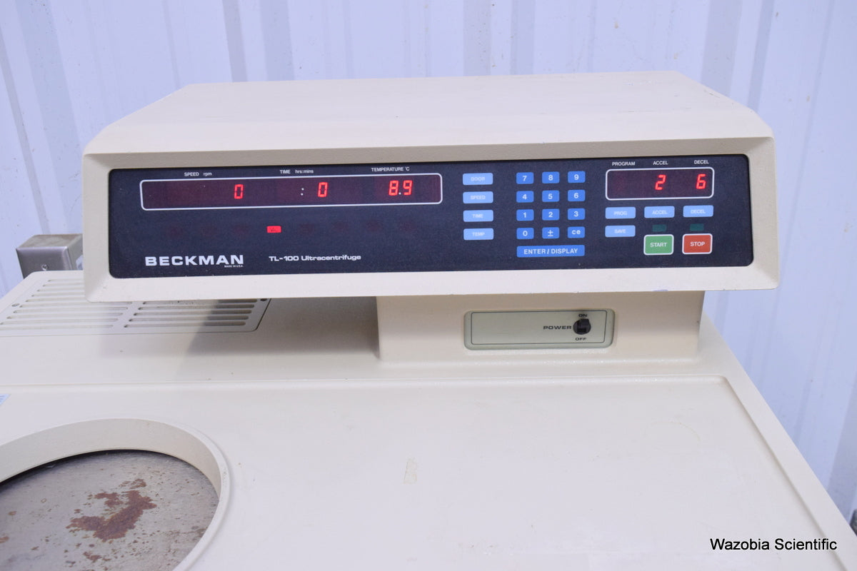 BECKMAN TL-100 ULTRACENTRIFUGE MODEL TL100 346457 CENTRIFUGE