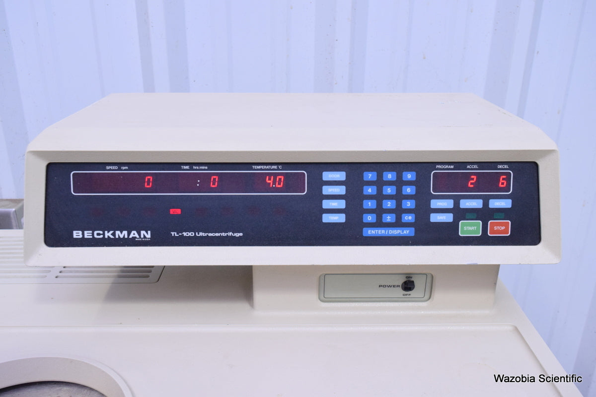 BECKMAN TL-100 ULTRACENTRIFUGE MODEL TL100 346457 CENTRIFUGE