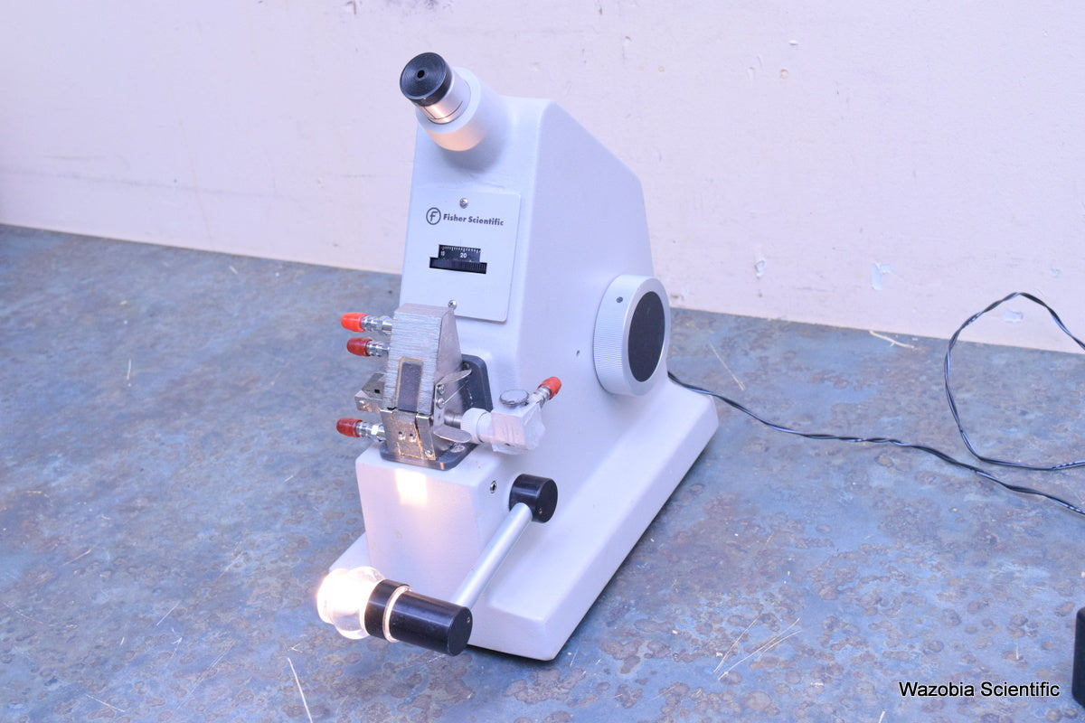 FISHER SCIENTIFIC ABBE 334620 BENCHTOP REFRACTOMETER