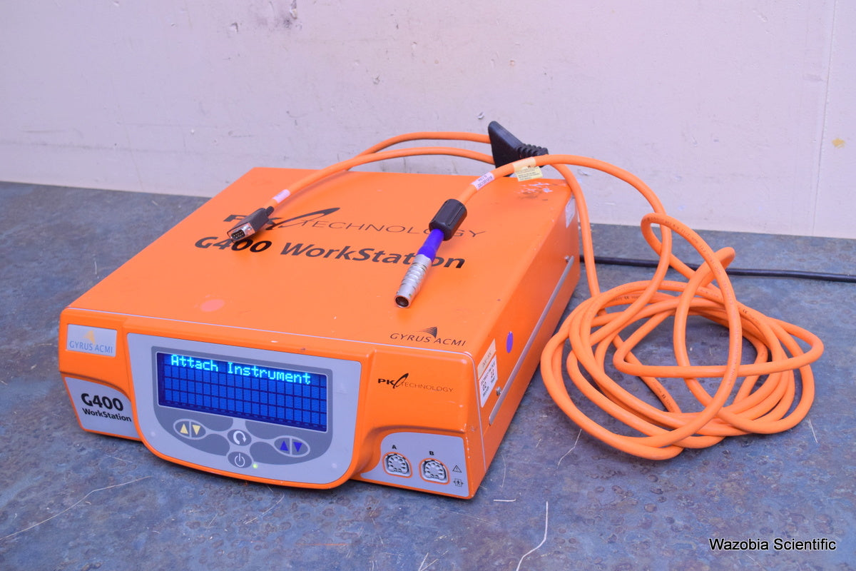 GYRUS ACMI G400 GENERATOR WORKSTATION PULSED RF PK TECHNOLOGY 777000