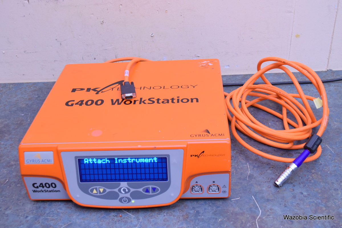 GYRUS ACMI G400 GENERATOR WORKSTATION PULSED RF PK TECHNOLOGY 777000
