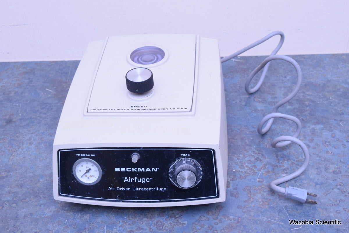 BECKMAN AIR ULTRACENTRIFUGE AIRFUGE LABORATORY CENTRIFUGE