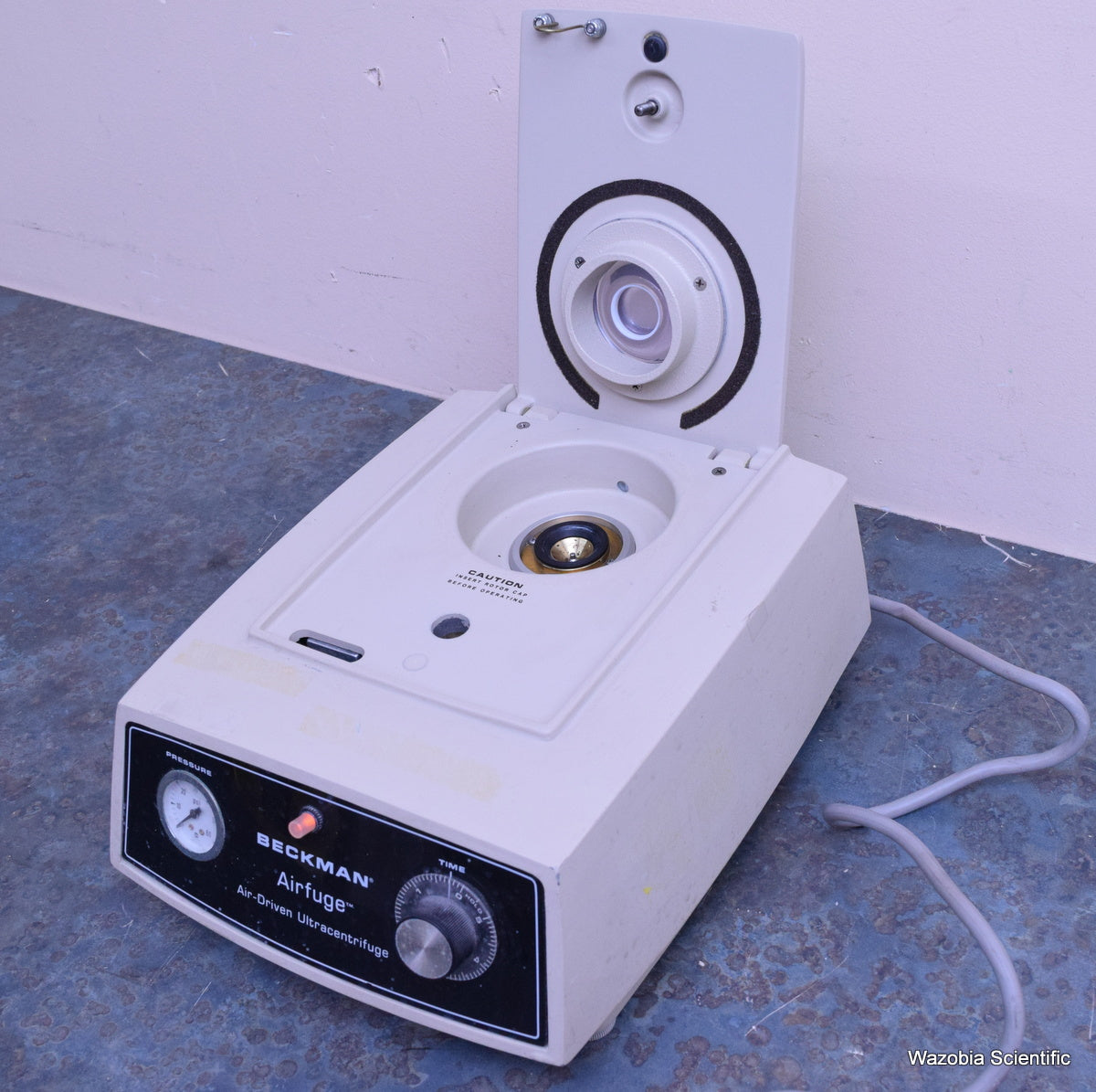 Beackman Lab BECKMAN AIR ULTRACENTRIFUGE AIRFUGE LABORATORY CENTRIFUGE – Wazobia ...