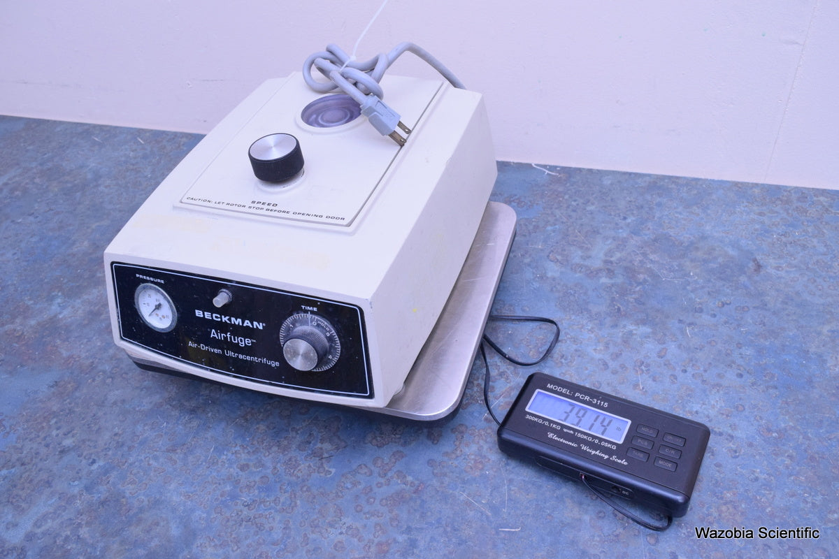 BECKMAN AIR ULTRACENTRIFUGE AIRFUGE LABORATORY CENTRIFUGE
