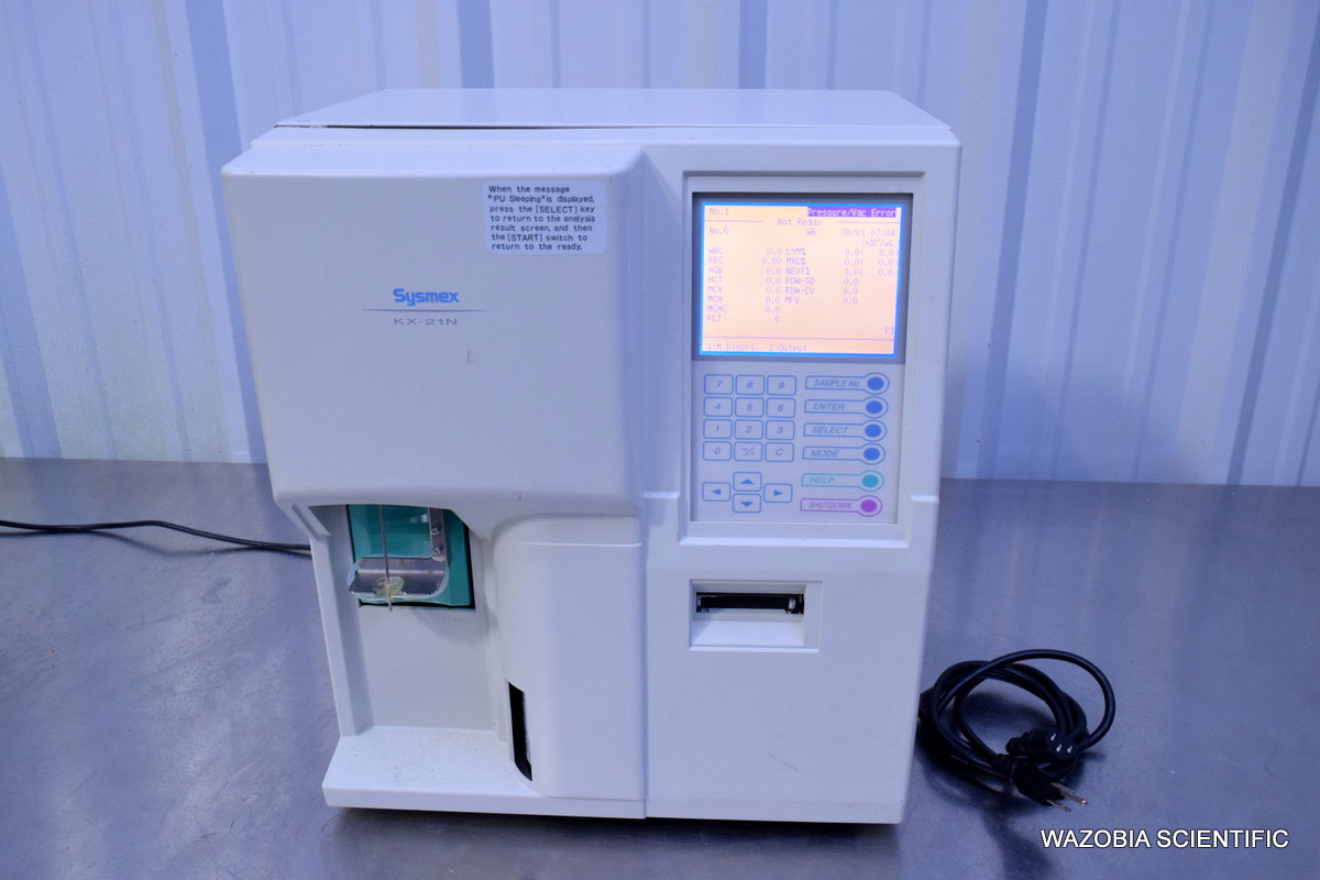 SYSMEX KX-21N AUTOMATED HEMATOLOGY ANALYZER