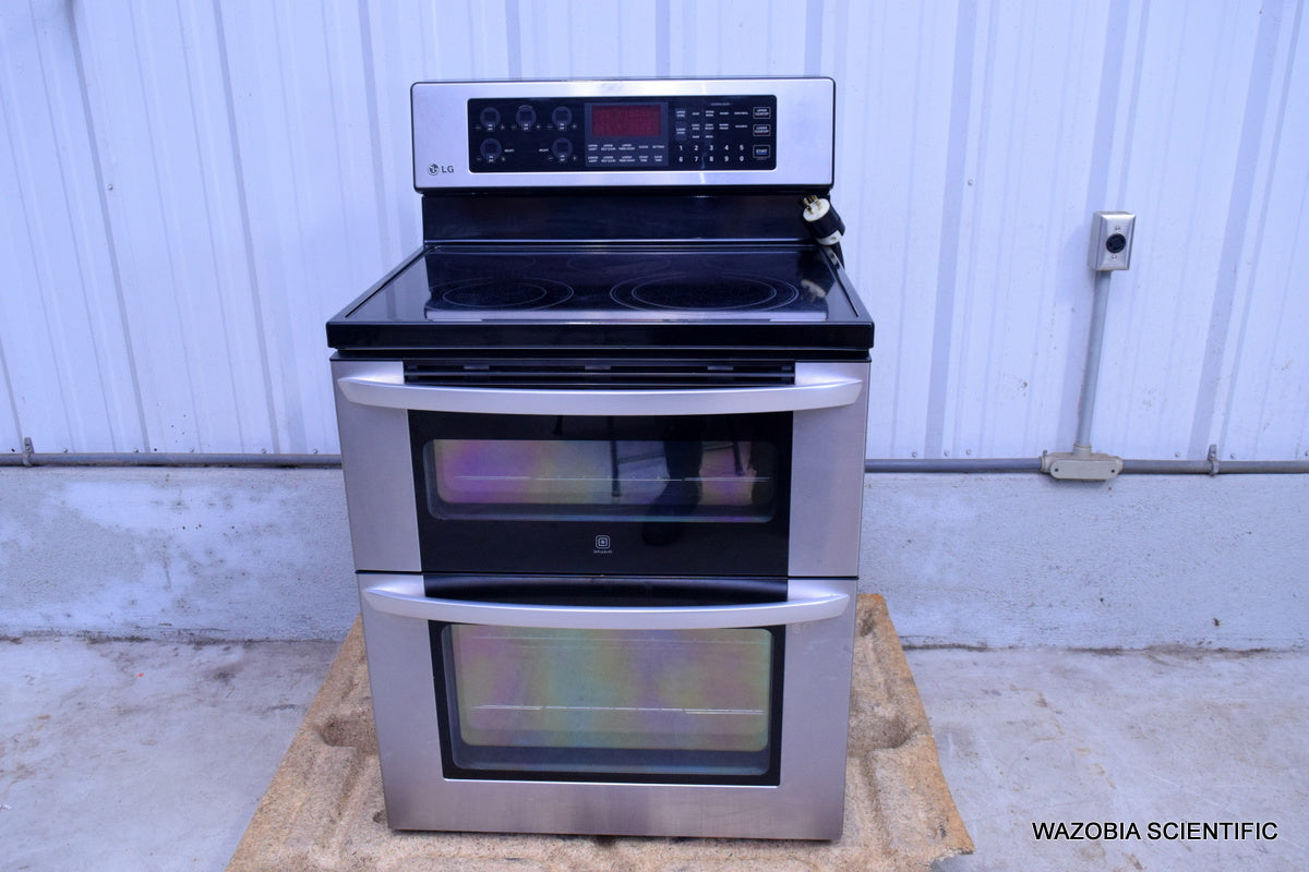 LG LDE3017ST FREESTANDING ELECTRIC DOUBLE-OVEN RANGE FD1544TS.FS1LLGA