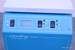 SAVANT USPEEDFUGE SFA13KA MICROCENTRIFUGE PLUS LABORATORY CENTRIFUGE WITH RSR-40