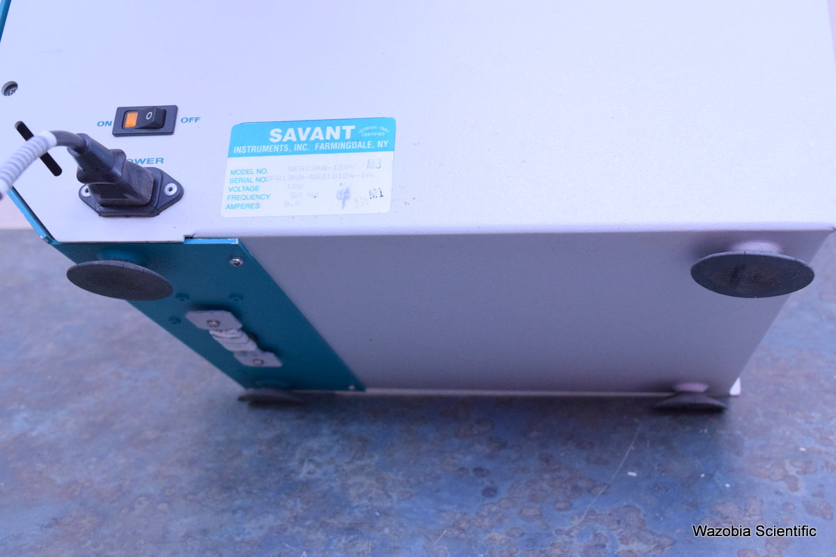 SAVANT USPEEDFUGE SFA13KA MICROCENTRIFUGE PLUS LABORATORY CENTRIFUGE WITH RSR-40