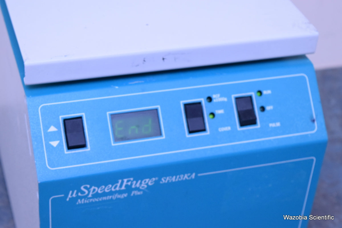 SAVANT USPEEDFUGE SFA13KA MICROCENTRIFUGE PLUS LABORATORY CENTRIFUGE WITH RSR-40