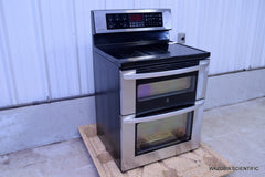 LG LDE3017ST FREESTANDING ELECTRIC DOUBLE-OVEN RANGE FD1544TS.FS1LLGA