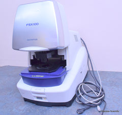 OLYMPUS FSX100 INVERTED FLUORESCENCE MICROSCOPE